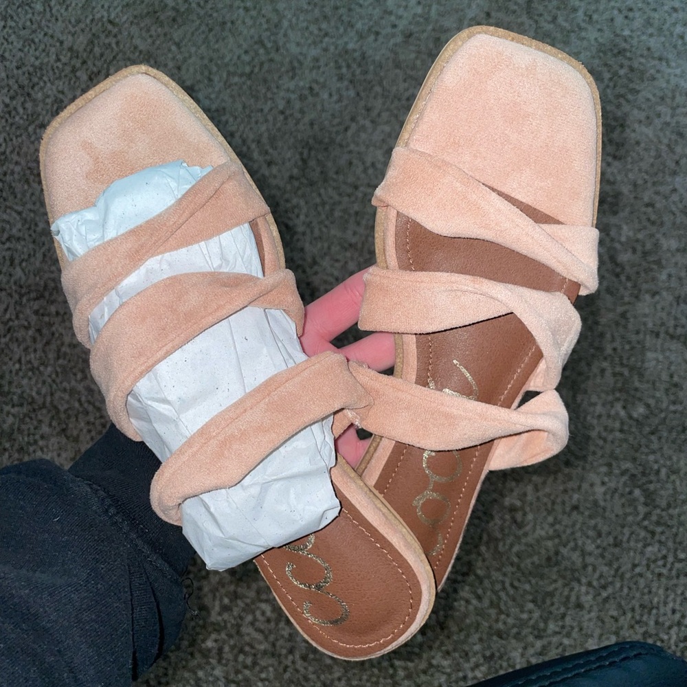 CCOCCI Pink Sandals Modern Strappy Design